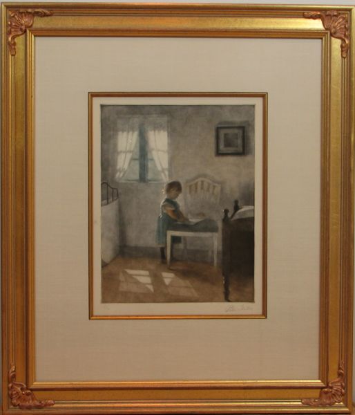 Peter Ilsted "Little Girl in Blue