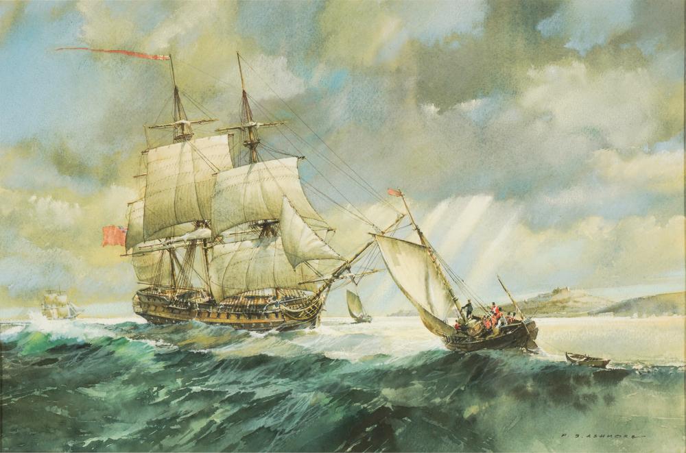 PETER J ASHMORE (B. 1923): H.M.S.