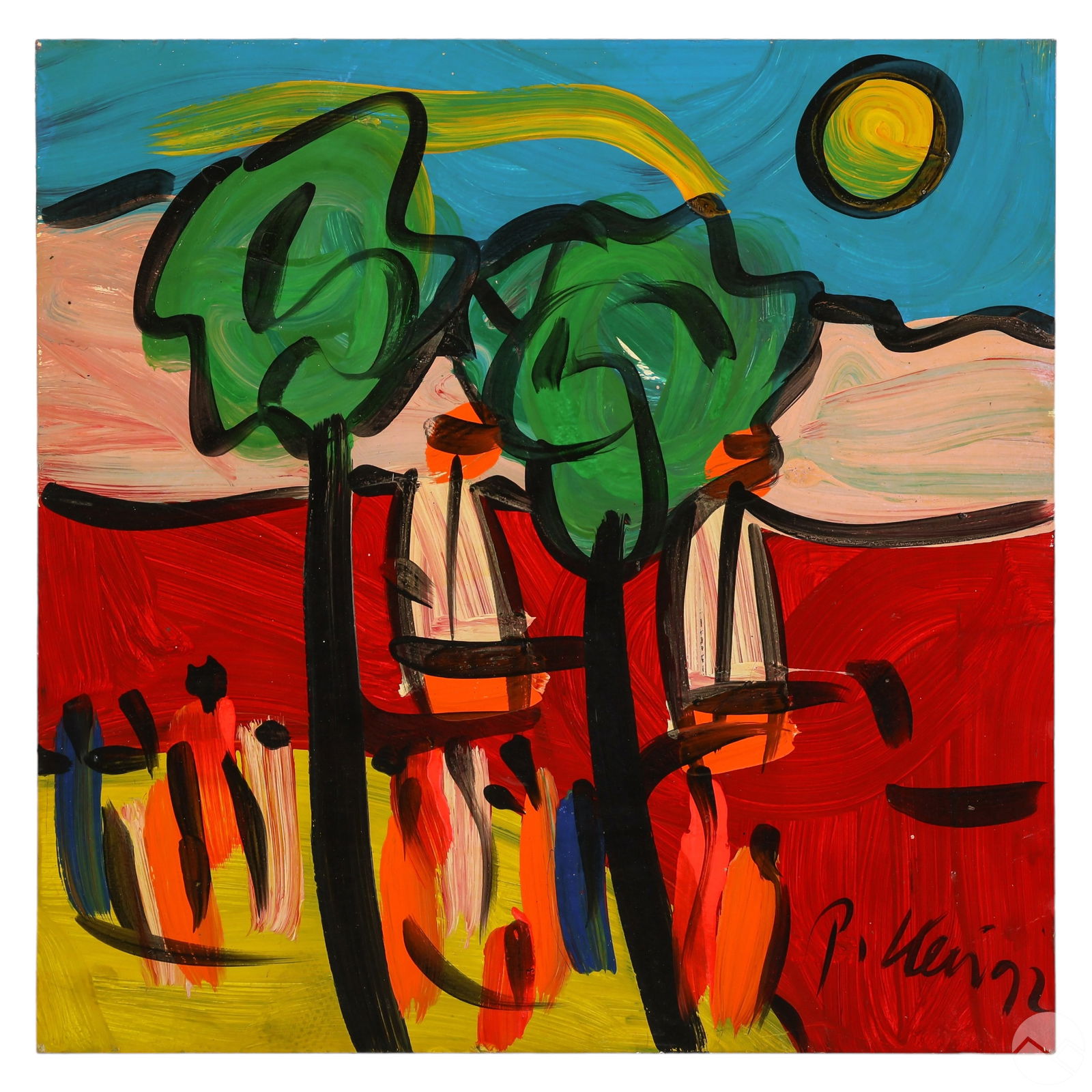 PETER KEIL B.1942 NEO EXPRESSIONISM