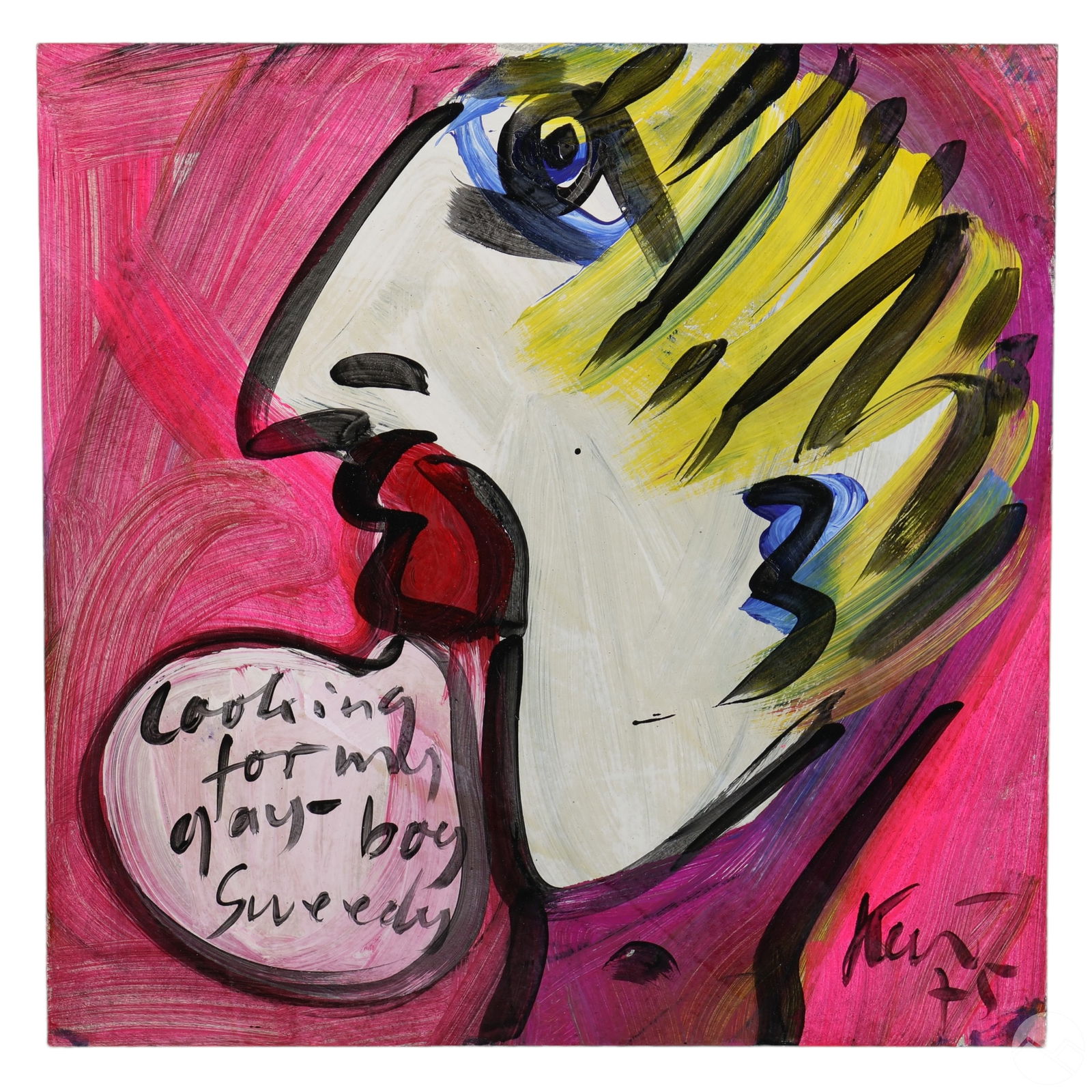 PETER KEIL B.1942 NEO EXPRESSIONISM