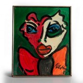 PETER KEIL OIL ON BOARD PAINTI