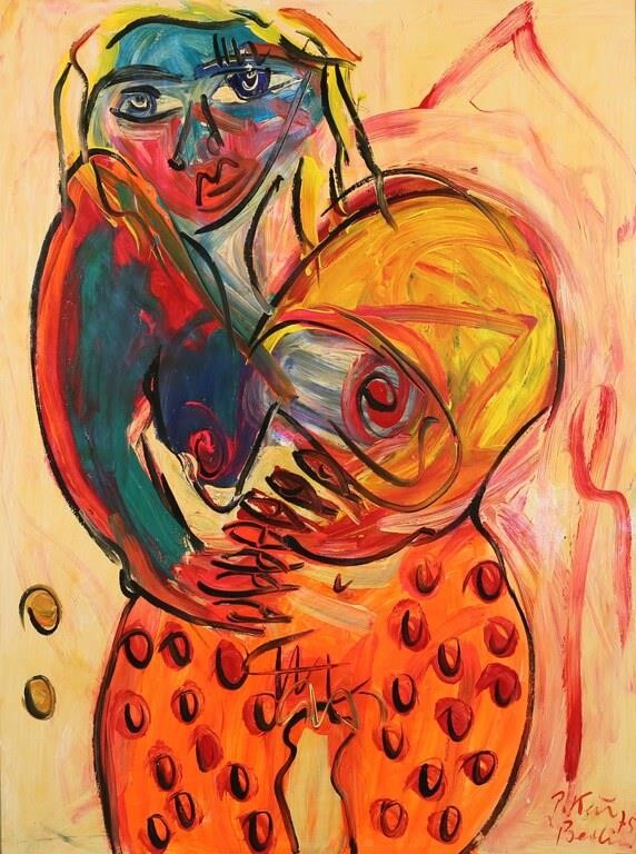 PETER KEIL OIL ON CANVAS