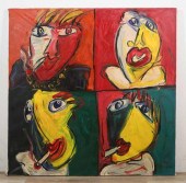 PETER KEIL OIL ON CANVAS THE R