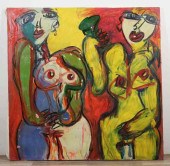 PETER KEIL OIL ON CANVAS I LOV