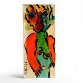 PETER KEIL OIL ON CANVAS PAINT