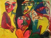 PETER KEIL OIL ON CANVAS 5 FAC