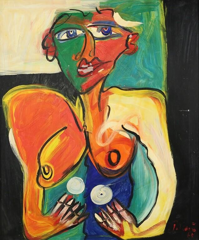 PETER KEIL OIL ON MASONITE