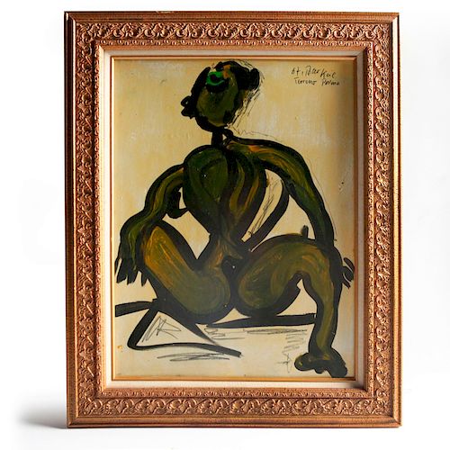 PETER KEIL OIL ON POSTER BOARD