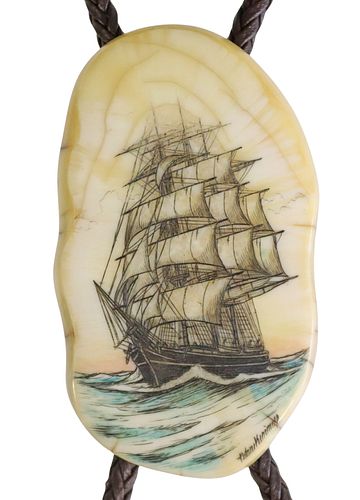 PETER KINNEY (B.1955) SCRIMSHAW