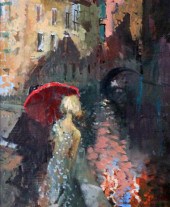 Peter Kuhfeld (b.1952) oil on
