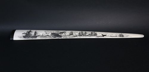PETER LAJOIE SCRIMSHAW DECORATED