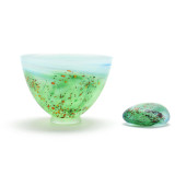 PETER LAYTON, ART GLASS BOWL A