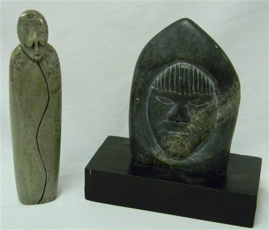 Peter M.  20th C. green marble