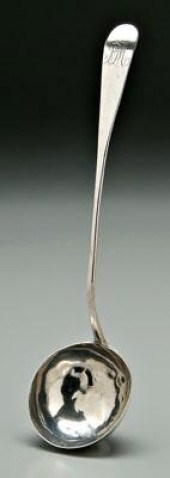 Peter Mallett coin silver ladl