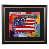 PETER MAX 1937 MIXED MEDIA AME
