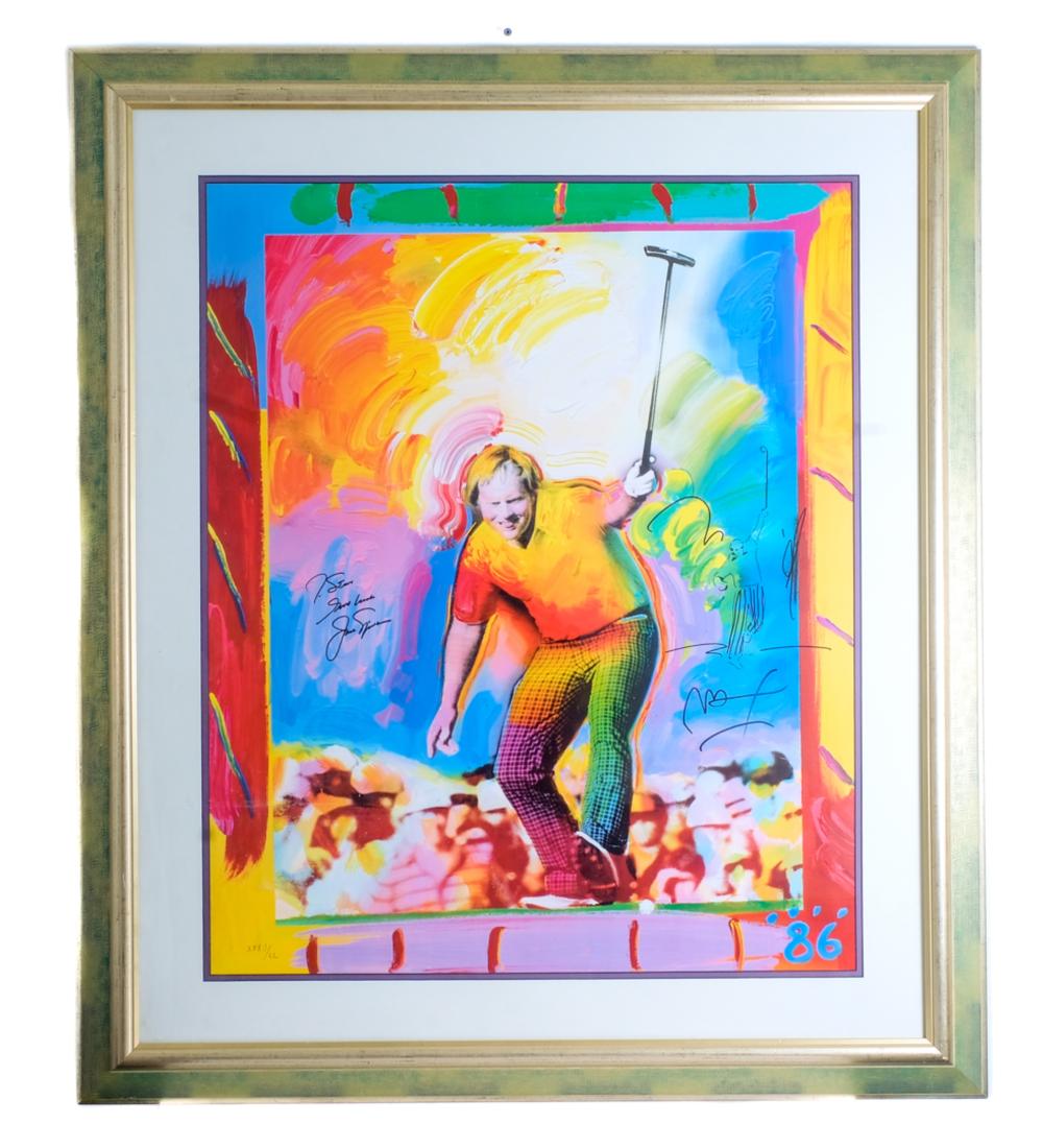 PETER MAX 86 AT AUGUSTA JACK
