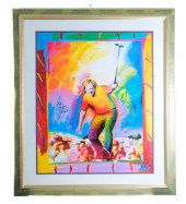 PETER MAX 86 AT AUGUSTA JACK N