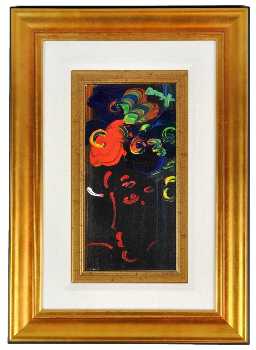 PETER MAX ACRYLIC PAINTING ON