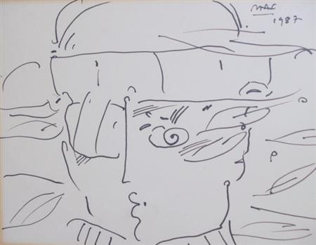 Peter Max American, b. 1937 A Wink,