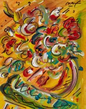 PETER MAX (B. 1937), "FLOWER V