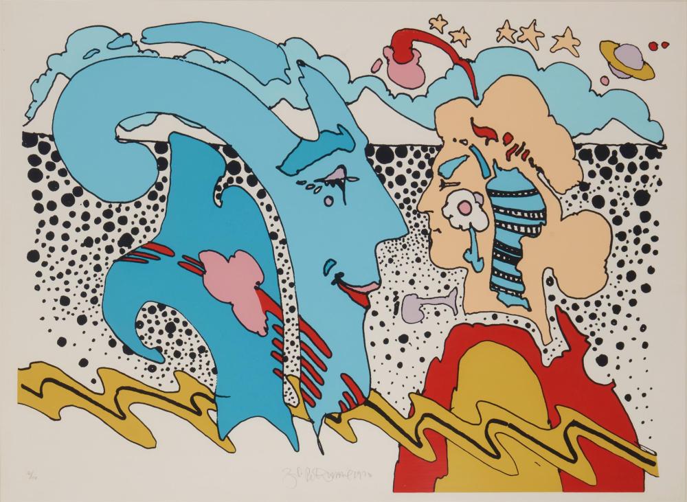 PETER MAX, (B. 1937, GERMAN), TWO