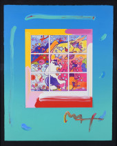 PETER MAX (B. 1937) "THE PROFI