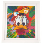 PETER MAX B.1937 DONALD DUCK A