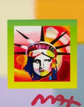 PETER MAX (B.1937), "LIBERTY H