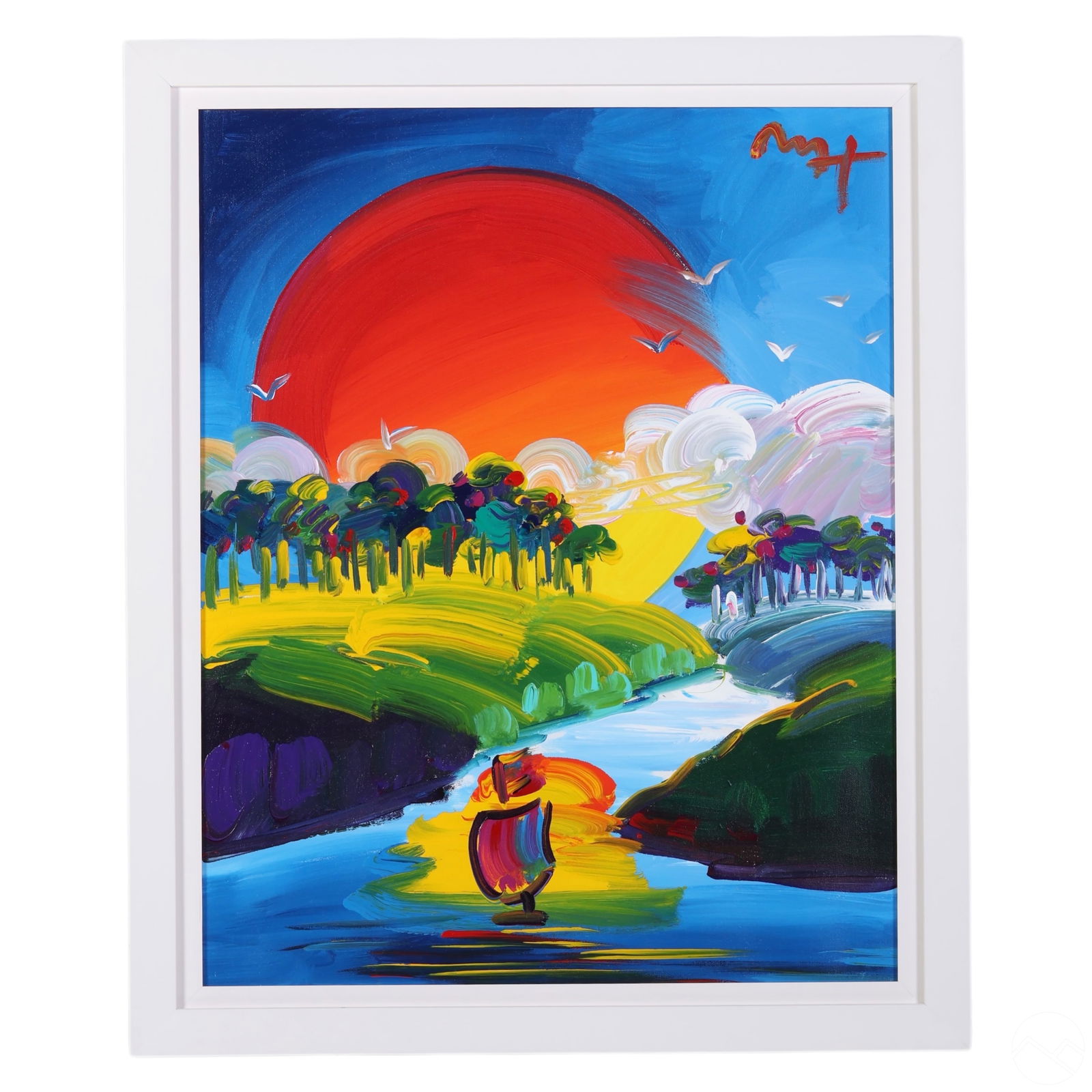 PETER MAX B.1937 SUNRISE SUNSET