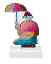 PETER MAX (B.1937), "UMBRELLA
