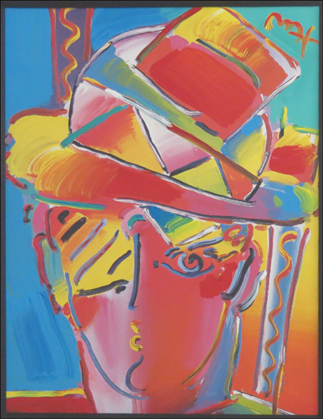 PETER MAX (B.1937) ZERO PRISM.