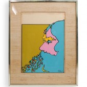 PETER MAX "BLUEBEARD" SIGNED S