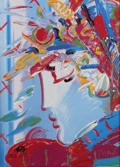 PETER MAX, BLUSHING BEAUTY, FR
