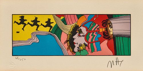 PETER MAX "BREAK THROUGH"