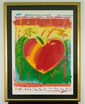 PETER MAX 'HEART' ENHANCED SER
