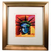 PETER MAX, LIBERTY HEAD VERSIO