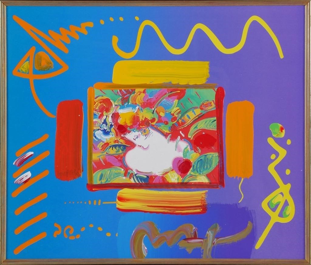 PETER MAX, MIXED MEDIA,
