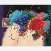 PETER MAX "MONDRIAN LADIES" (1