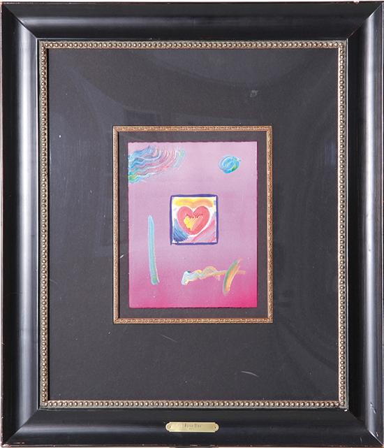 Peter Max (New York b.1937) HEART