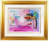 PETER MAX 'PALM TREE' MIXED ME