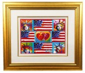 PETER MAX 'PATRIOTIC SERIES' M