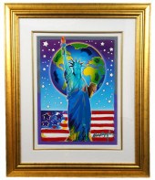 PETER MAX 'PEACE ON EARTH II'