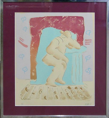 PETER MAX PSYCHEDELIC HAND SIGNED