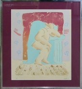 PETER MAX PSYCHEDELIC HAND SIG