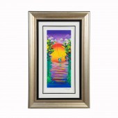 PETER MAX SERIGRAPH ON PAPER "