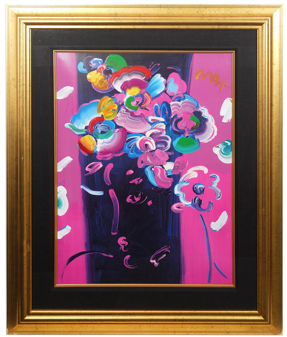PETER MAX SIGNED MIXED MEDIA