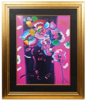 PETER MAX SIGNED MIXED MEDIA '