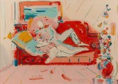 PETER MAX SIGNED SERIGRAPH, 'D