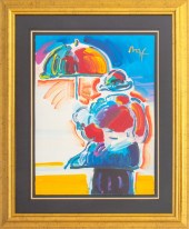 PETER MAX "UMBRELLA MAN" MIXED