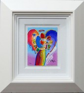 PETER MAX (USA B1937) "ANGEL W
